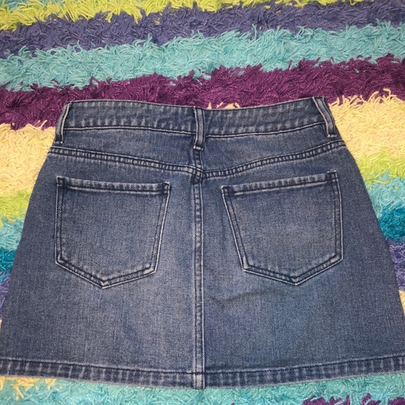 Pacsun Jean skirt with patches - Picture 2 of 3